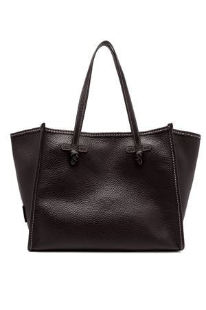 Marcella shopping bag dark brown leather GIANNI CHIARINI | BS9330BBLTU2107